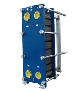 Half and welded plate heat exchanger